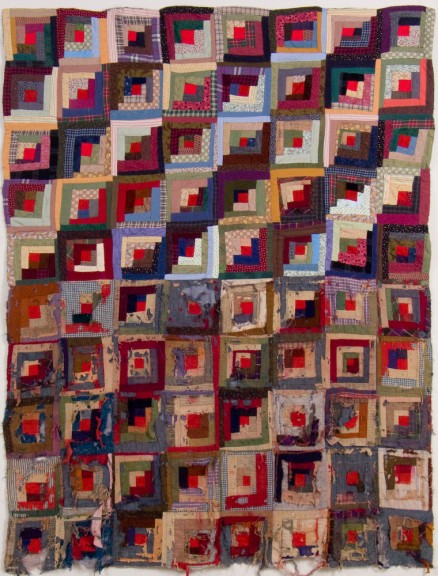 Quilt partially mended