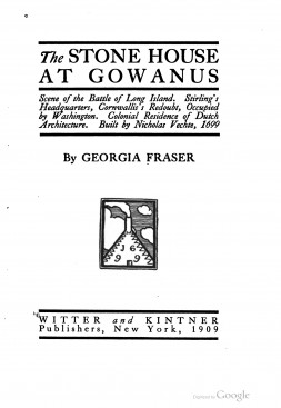 1909 Fraser - The Stone House of Gowanus 14